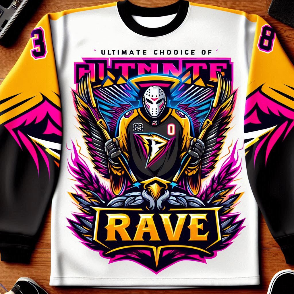 Ultimate Choice of Rave Hockey Jersey Custom 