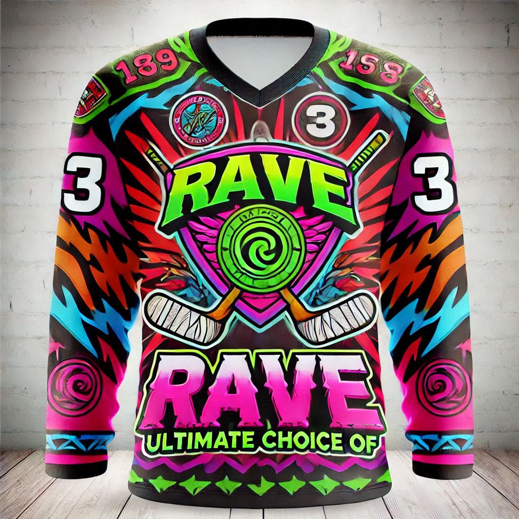 Ultimate Choice of Rave Hockey Jersey Custom 